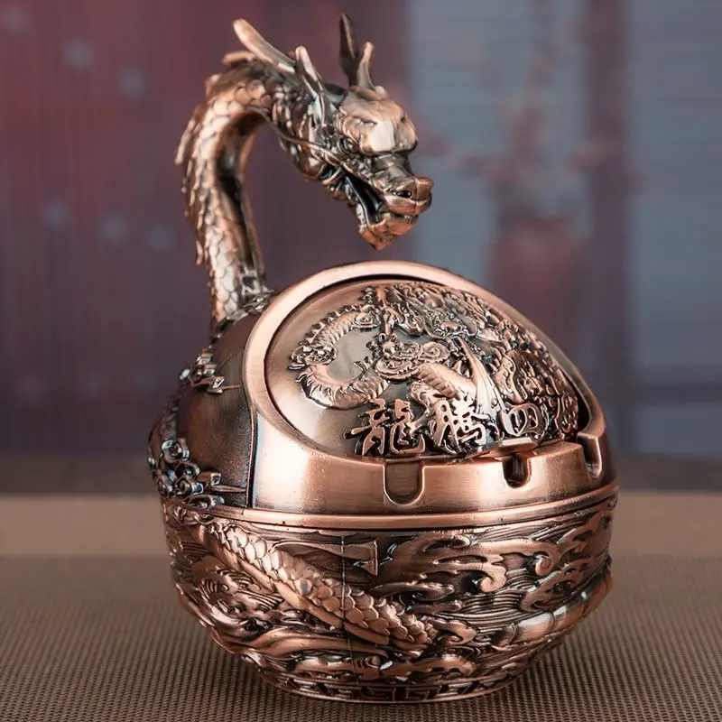 Product Introduction of Gạt tàn bằng đồng, có Dragon Ball, Voi, Gia súc, Ngựa Gỗ, đại bàng trang trí, trang trí nội thất, bán lớn 1