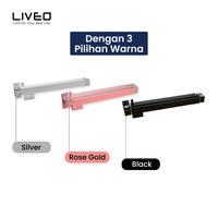 Gambar Jemuran Dinding Baju Alumunium Liveo LV-308 / Jemuran Lipat Gantung - Black dari Liveo Household Kota Administrasi Jakarta Utara 5 Tokopedia