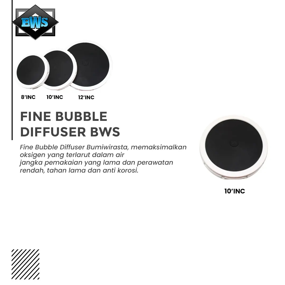 Fine Bubble Diffuser BWS 10'Inc - Shop | Tokopedia