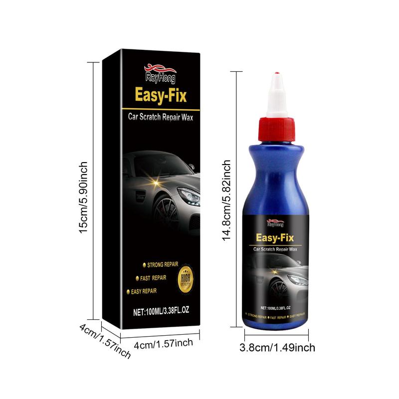 Car Scratch Repair Wax, Multipurpose Easy Fix Car Scratch Repair Wax, Stain Removal, Car Maintenance Supplies, Professional Car Body Repair Tool 1