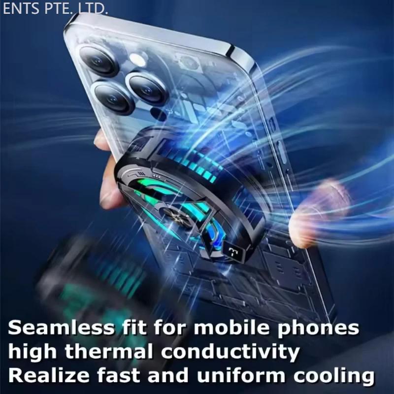 Product Introduction of SL17 Magnetic Phone Cooler Portable Phone Semiconductor Radiator RGB Fast Cooling Phone Cooler With LED Temperature Display 25