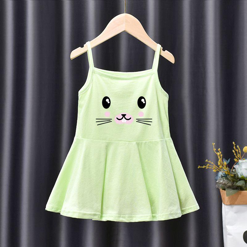 Váy Mùa Hè Cho Bé Gái, Phong Cách Mới, Thời Trang, Có Dây Đeo, Làm Bằng Bông, Thích Hợp Cho Bé Một Tuổi, Váy Công Chúa, Cho Mùa Hè 8