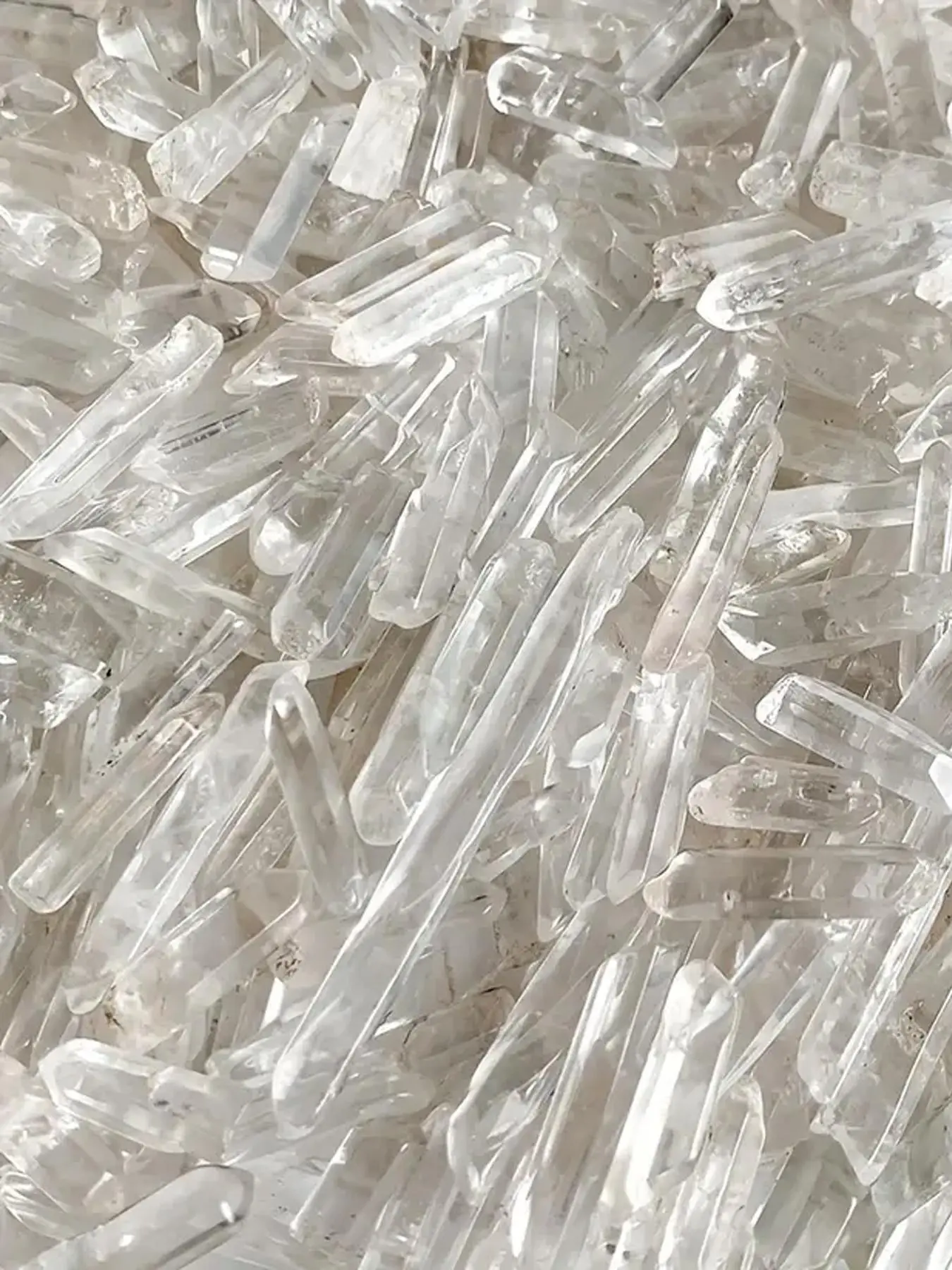 Natural Clear Quartz Strips, Unique White Crystal Decorations, Quartz Columns Decorations for Home, Office and Gifts