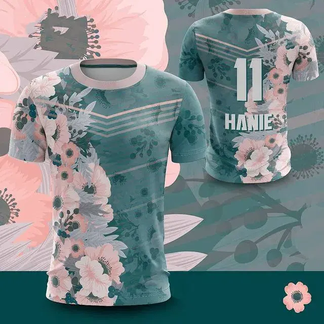 【Free Custom Name & Number】New Round Neck Casual and Comfortable Sports Jersey Outdoor Sports Printed T-shirt Mesh Quick Drying Breathable Material Tiktok Hot Selling Short Sleeved Shirt