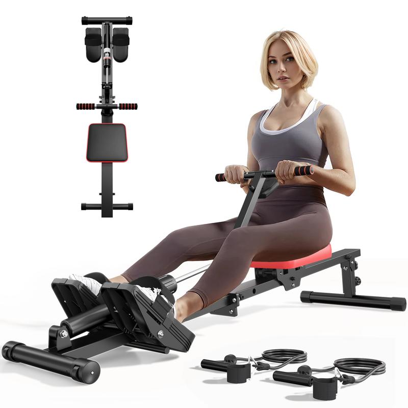 12 - Level Resistance Foldable Hydraulic Rowing Machine for Home ...