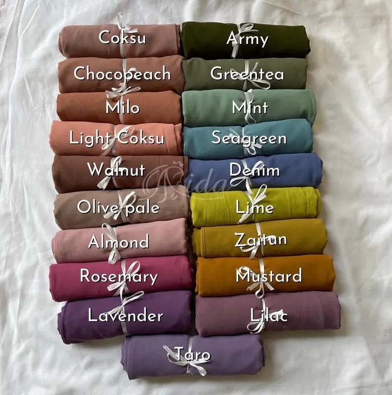 Pashmina Oval Inner Tali Premium Original by Aida 1