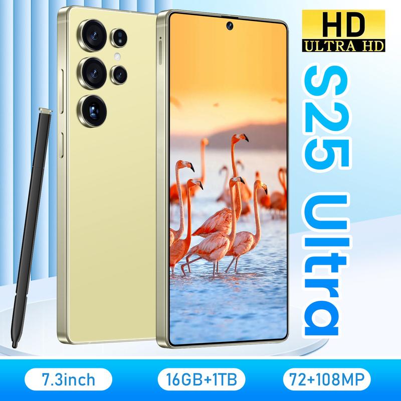 (Discount Ending Soon) 2025 New Hot-Selling S25 Ultra Phone with Built-in Pen Android 14 Popular 5G Smartphone 4