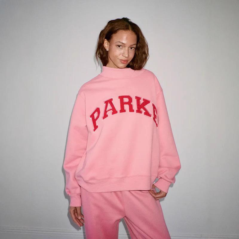 All-match trend Crewneck Sweatshirt EXOTIC Letter Print Sweatshirt ...