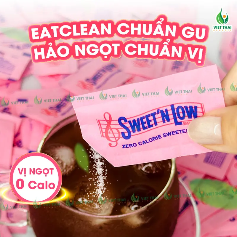 [SIÊU HOT] Đường 0 Calo Sweet’N Low, Set 50-100-200 Gói Tiện Lợi Dành Cho Team Healthy Eatclean Nhập Chính Hãng Mỹ (Việt Thái Organic) 1