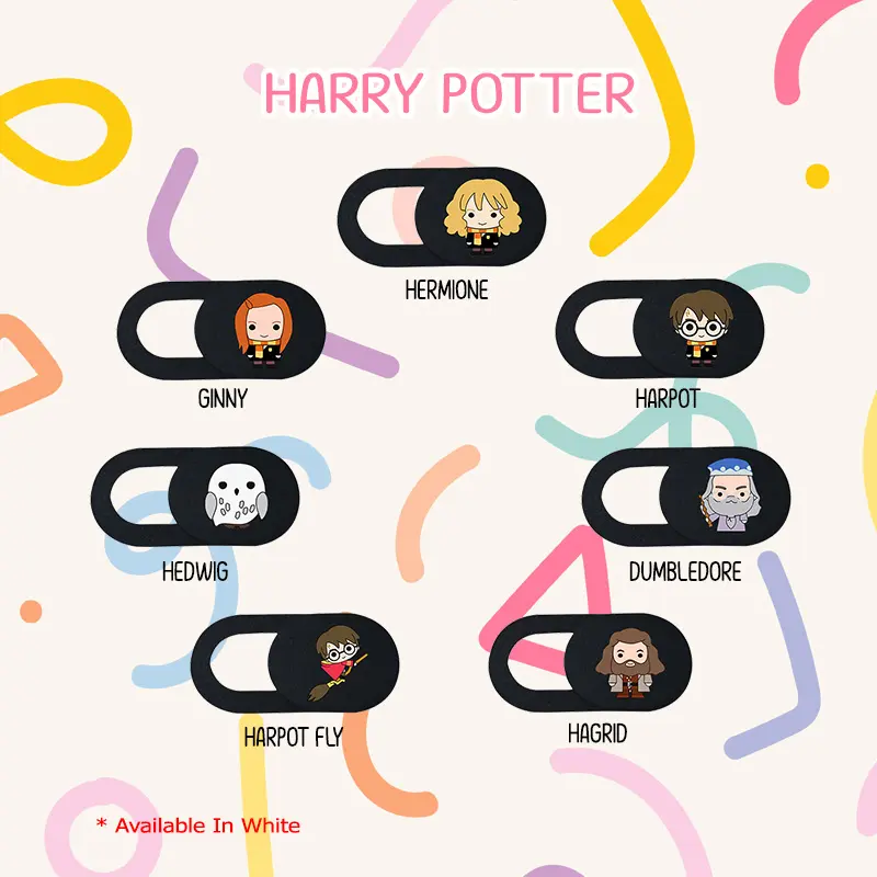 CUSTOM HARRY POTTER PART I PELINDUNG PENUTUP WEBCAM KAMERA COVER CAMERA DEPAN  LAPTOP 4