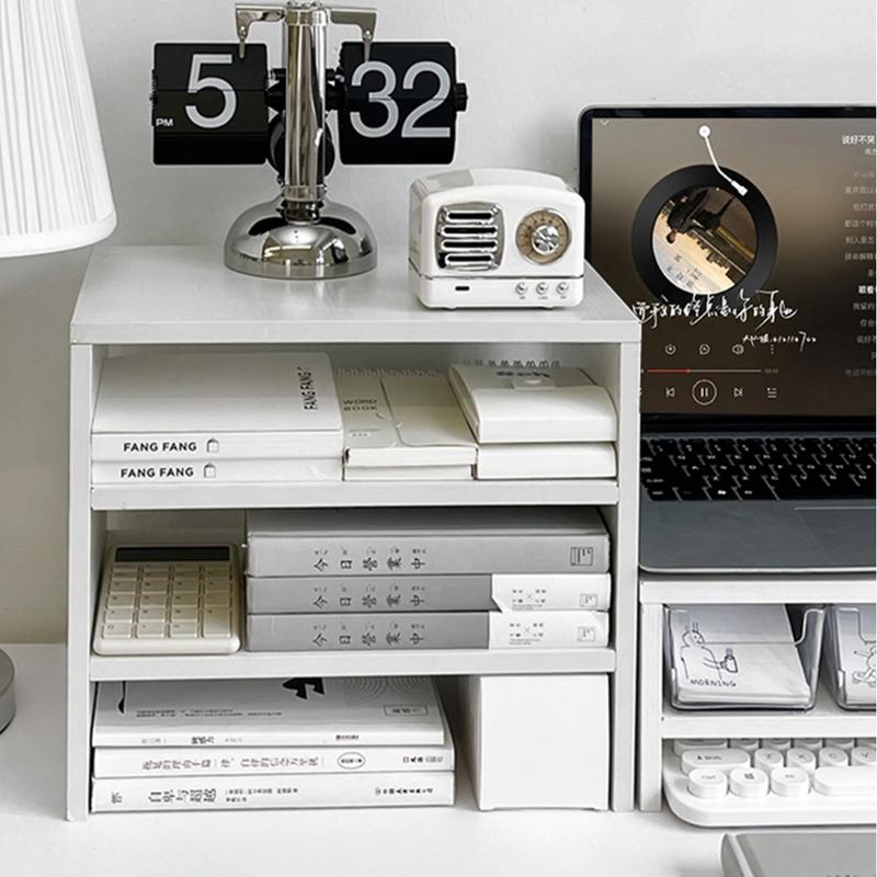  Giá sách để bàn học bàn làm việc kệ  sách gỗ mini đựng đồ kệ decor bàn kệ để đồ trang trí bàn 