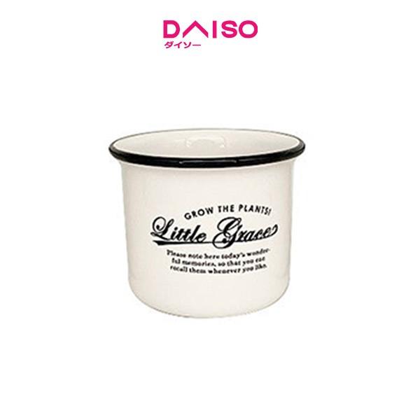 Gambar Daiso Natural Design Pot -Diameter 10cm x H8.5cm - GROW THE PLANTS dari Daiso Japan Official Store Kota Administrasi Jakarta Selatan 2 Tokopedia
