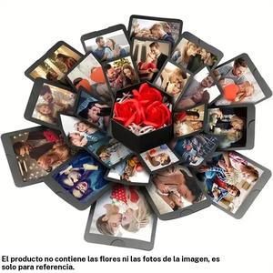 Caja de regalo de papel Hazlo tú mismo, Caja del Libro de recuerdos de pareja Romántico, Artículos para fiestas y celebraciones para parejas, Regalo del Día de San Valentín