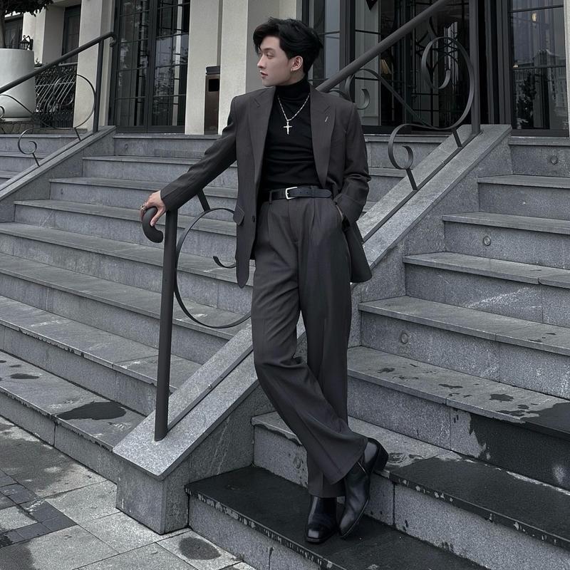  Bộ Suit 2 Mảnh Collab Wanes x Athena | Personality Reflection Suit Nam Nữ- Wool Ý Xước Phay-Full Cấu Trúc- Form Relax 