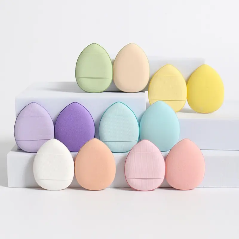 Multi-color Mini Makeup Sponge (12pcs/set), Soft Makeup Puff, Beauty Makeup Tool for Liquid Foundation, Loose Powder, Concealer, Makeup Tool for Blending & Facial Detailing, Cosmetic Product 2