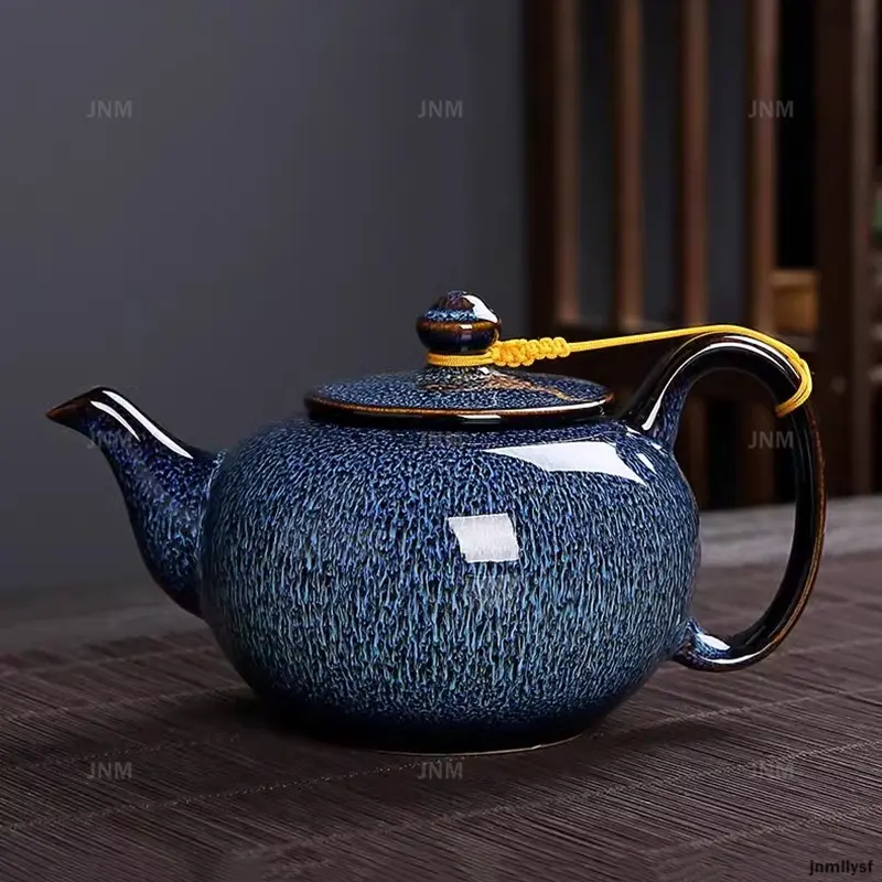Household Ceramic TeaPot  Large Capacity Chinese Ceramic Teapot Kiln Change Ceramic TeaPot Kung Fu Teapot Kettle Tea Maker