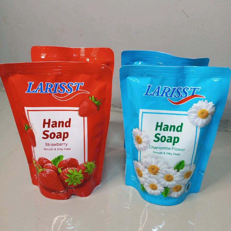 LARISST sabun cuci tangan strawberry 375ml hand soap ekonomis Cairan Acid Pencuci 3