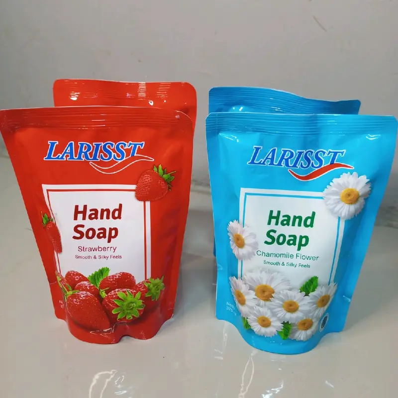 LARISST sabun cuci tangan strawberry 375ml hand soap ekonomis Cairan Acid Pencuci 3