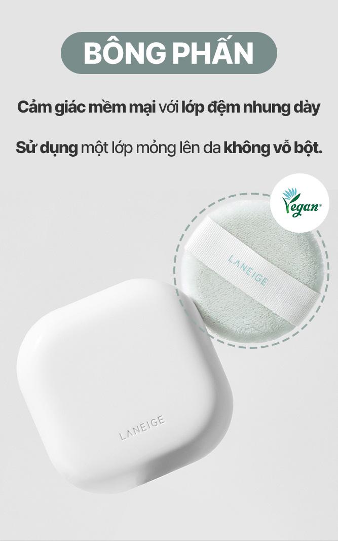Product Introduction of Phấn phủ trang điểm dạng bột kiềm dầu LANEIGE Neo Essential Blurring Finish Powder 7g Cosmetic Mỹ Phẩm Mỹ Phẩm 12