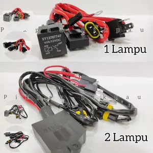 Kabel Set Relay Projie BIled HID Projector Premium Tipe Socket H4 Motorcyle & Car