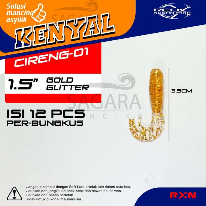 Gambar Umpan Pancing Kenyal Cireng SoftLure Cireng Soft Lure Cireng Relix Nusantara dari Sagara Pancing Kab. Sukabumi 5 Tokopedia