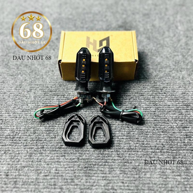  Xi nhan HIDU K4  màu cam  chính hãng gắn Ex150 Ex155 VARIO Phụ Kiện Phụ Tùng  không có chớp  