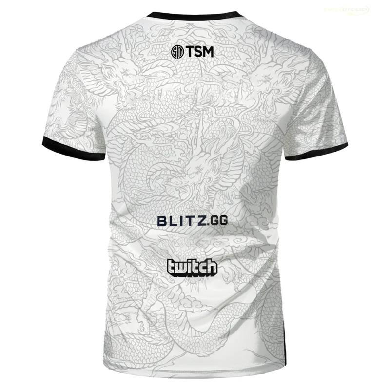 ESports Game Team Tsm Uniform Men T-shirts Breathable Quick Dry Sports Jersey T Shirt Summer Causal Training Boys Clothing Tees 3