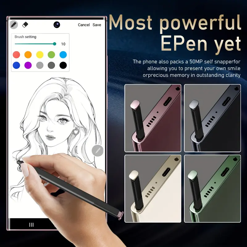 Smartphone | 8GB+256GB | Dual SIM Support | 6.8" HD Display | Unlocked Mobile Phone 5