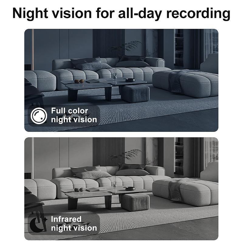 Product Introduction of 2.4GHz WiFi Camera, Plug and Play Security Camera, Outdoor & Indoor Camera with Dual-way Audio Dialogue, Suitable for Youth and Pet Safety 4
