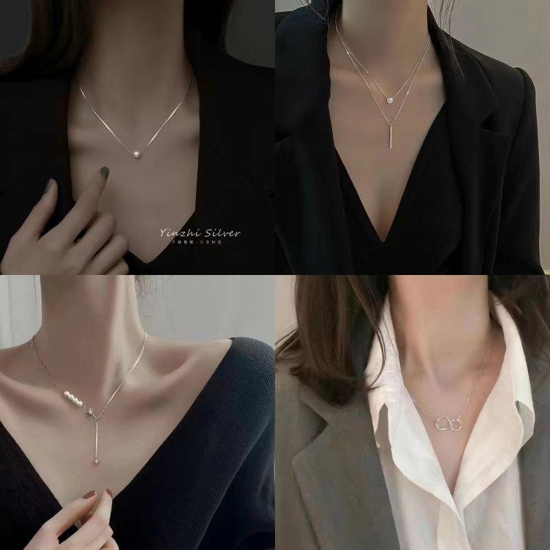 Product Introduction of Vòng Cổ, Nữ Phong Cách Hàn Quốc, Đơn Giản Và Dễ Phối Đồ, Dây Chuyền Xương Đòn, Bán Chạy, Thích Hợp Cho Học Sinh, Giảm Giá Đấm, Sáu Gói, [Giảm Giá Đấm 9.9] 2