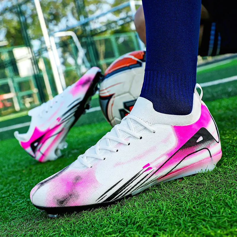 Plus Size Messi Copa Mundial FG/TF Soccer Shoes Children/Adult Football Shoes Outdoor Training Futsal kasut bola speak Size:35-45