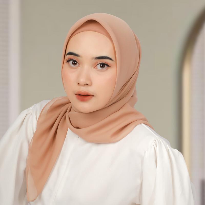 Glamour Hijab - Molla Series | Plain Square 2