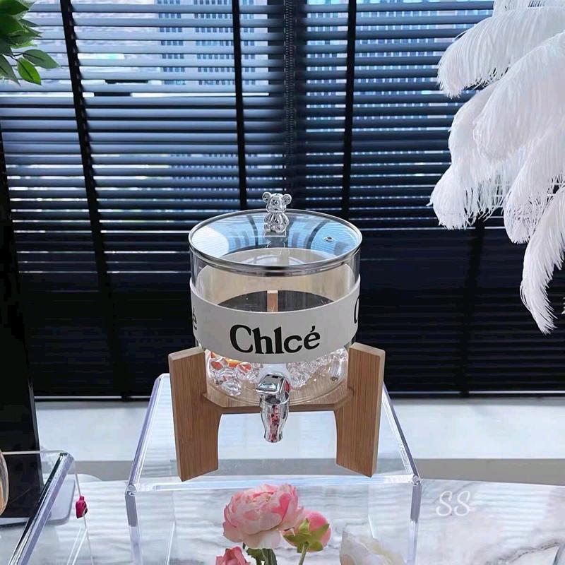 Bình Đựng Nước 2300ml, Bình Thuỷ Tinh Có Vòi Rót Sang Trọng Cao Cấp 2,3L 5