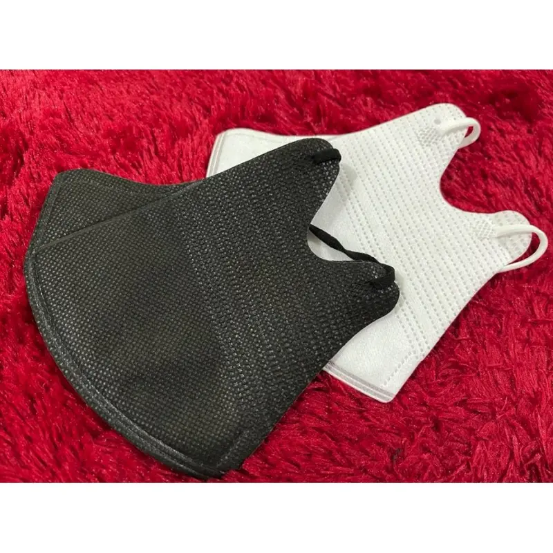 masker duckbil isi 100 pis 2box/masker duckbil dewasa hitam dan putih Duckbill Mask 7