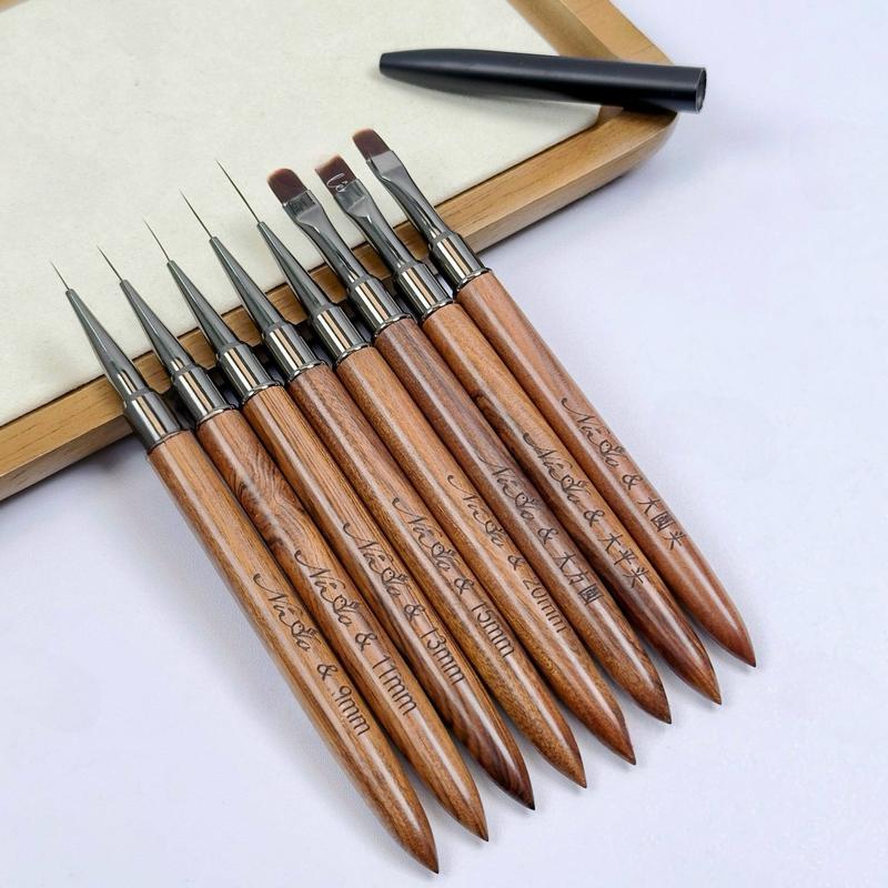 (hàng mới về ) Cọ nét Niao cán nâu 5 size dành cho nail