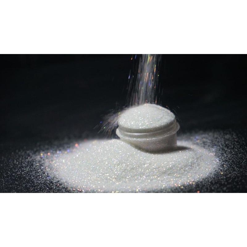 -100gram 1/128 glitter white refill / glitter white henna halus / glitter henna 8