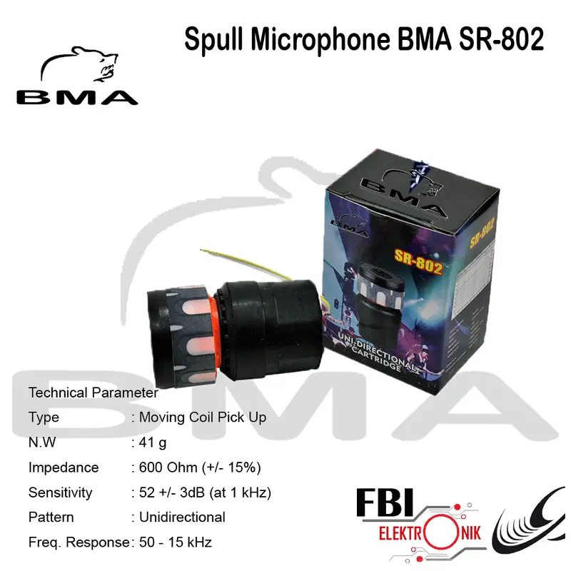 Spul Mic BMA  / Spool Microphone BMA / Cartridge / Spull / Spoel Mic Beta 58 coil 5