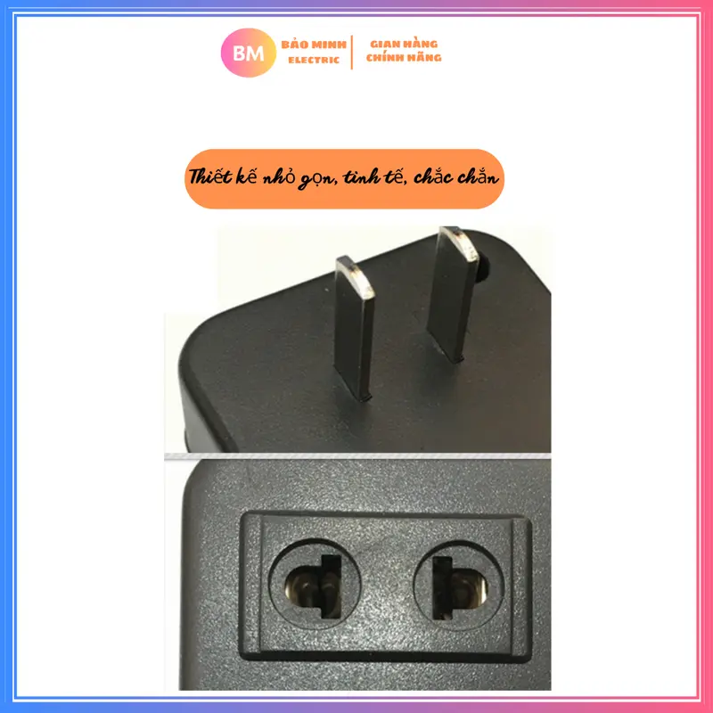 Cục đổi nguồn điện 110v | Đổi nguồn 220v sang 110v | Bộ đổi nguồn 220v sang 110v 50W 8