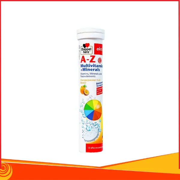 Viên sủi vitamin tổng hợp Doppelherz A-Z Fizz Multivitamins and Minerals (Tuýp 13 viên) 0