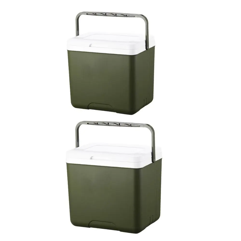 Cooler Box Container Ice Chest Small Hard Hot/Cold Retention Cooler for Picnic Household Party Breast Milk Food Delivery