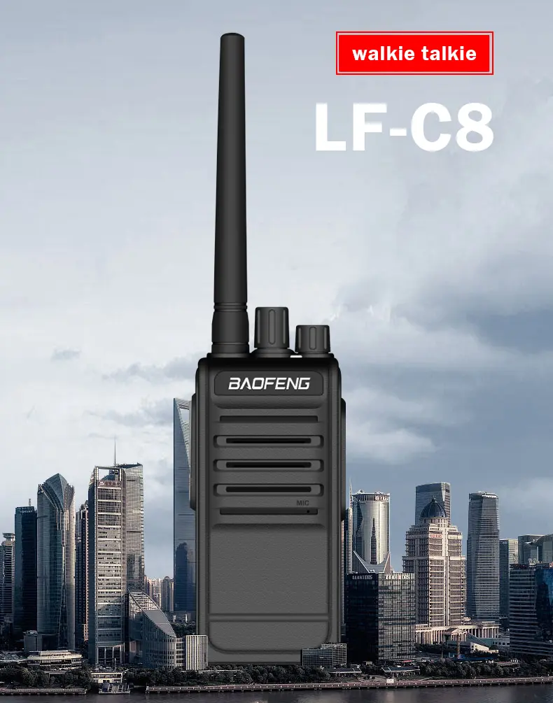 Bộ Đàm Baofeng, Radio Cầm Tay An Ninh Tuần Tra Ngoài Trời, Radio Hai Chiều, Radio Gia Đình, Bộ Đàm, BFLF-C8, 16 Kênh, 400-470MHZ