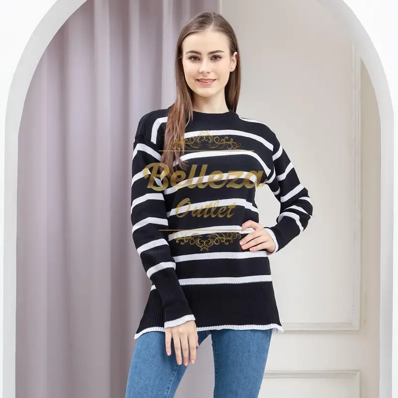 Belleza outlet Baju Atasan Wanita Rajut Korean Style Haru Blouse Atasan Wanita 2