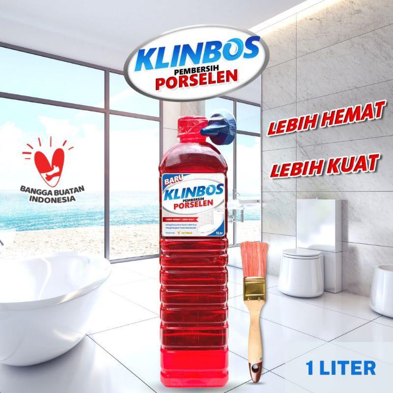 klinbos pembersih porselen 5X lebih kuat dan hemat bersihkan kerak kamar mandi Jamur Plastik Stainless Kamar Kecil Dapur Anti bakteri Merah Sarung Cair Kamar Kecil Dapur Anti bakteri 2