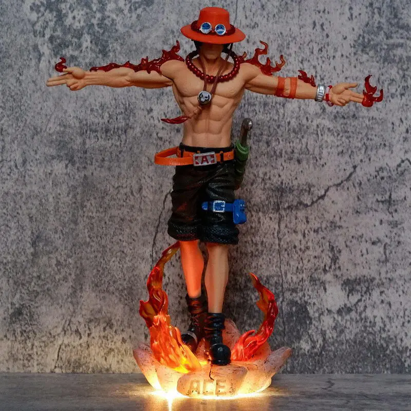50% Off! One Piece Ace Handmade Anime Model - Great for Home and Party Decoration