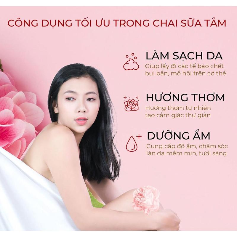 Sữa Tắm Nước Hoa Nhật Bản Avatar, Bộ 3 Chai, Hương Thơm Hoa Oải Hương Thật, Hoa Hồng, Quế, Giúp Làm Trắng Và Mịn Da, 500ml / Chai, Thiết Kế Hoa Sen 7