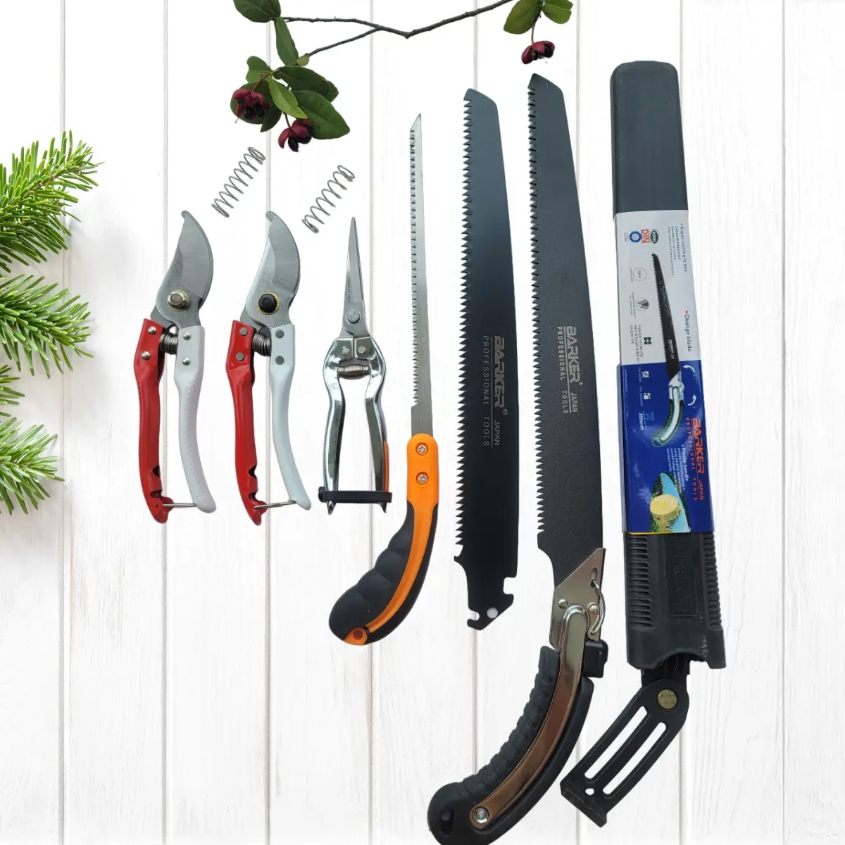 (Freeship) 6 Món Kéo Cưa Cắt Tỉa Làm Vườn Cây Cảnh - Dụng Cụ Bonsai Hàng Nhật
