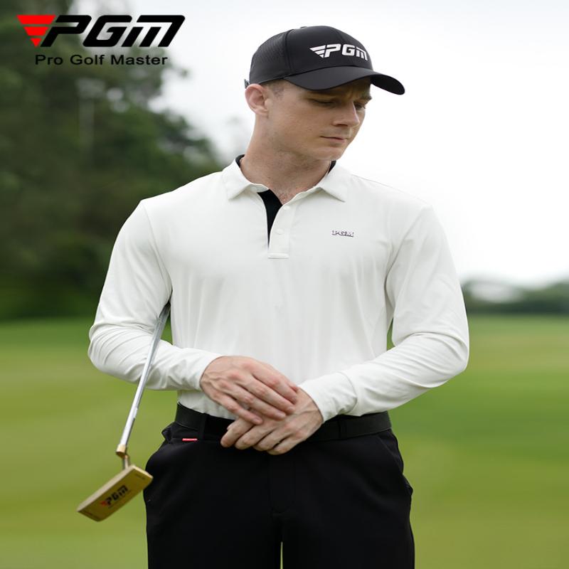 [PGM] Golf Clothing Men's Long-Sleeved T-shirt Autumn and Winter Sports Menswear Clothing Polo Shirt Polo Collar Top Yf629 1