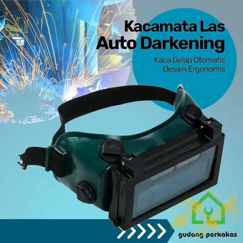 Kacamata Las Otomatis Auto Darkening Dengan Pelindung Mata 4
