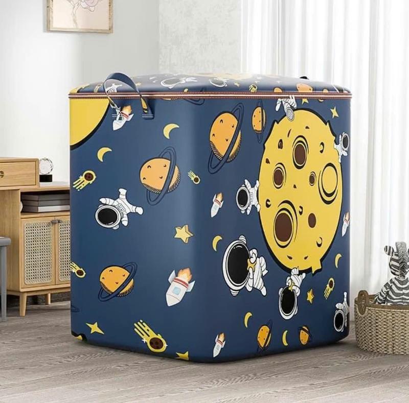  Túi Hộp đựng đồ đa năng giỏ đựng đồ 100 lít có khóa tay xách túi đựng quần áo chăn màn 