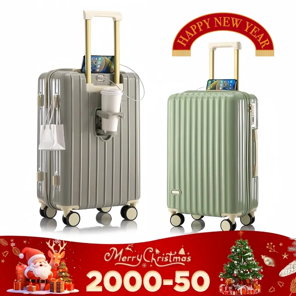 20/24 Inch Japanese Style Suitcase Luggage Universal Silent Wheels Small Fresh Girls
